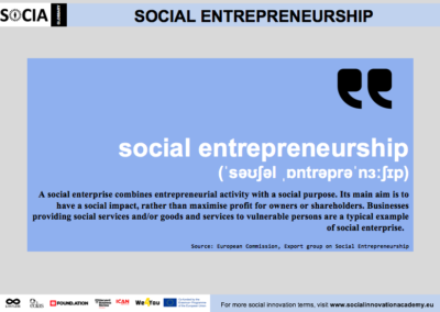 Social entrepreneurship definition