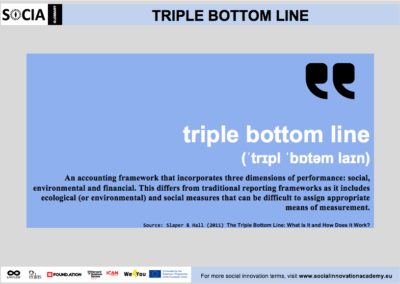 Triple bottom line definition