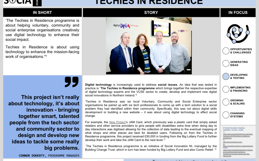 Techies in residence