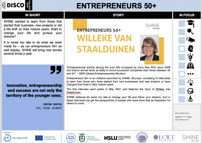 ENTREPRENEURS 50+